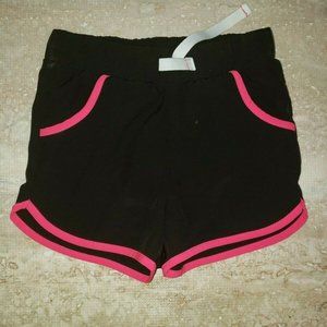 Cat & Jack Pink & Black Toddler Girls Shorts Trimm